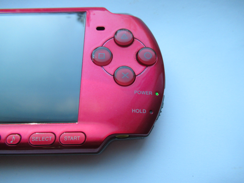 PSP 3000 Radiant Red 64GB with Custom Firmware, ARK-4, Region-free, HQ battery Power/Data USB cable image #3